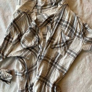 Plaid button up